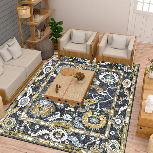 Premium Hand-Tufted Rug Made of 100% Wool  - Old Country - 8x10 Feet