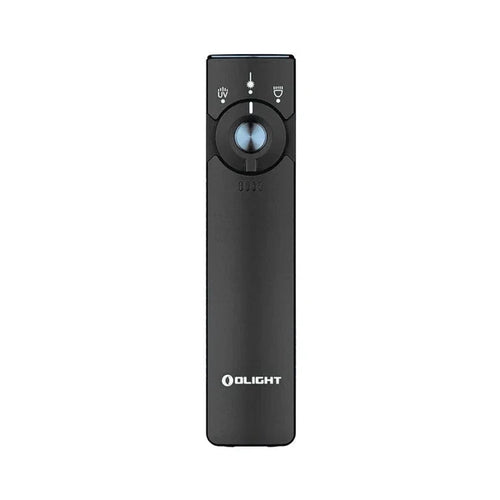 OLIGHT ARKFELDPRO3RBKCWV3 Arkfeld Pro Flat EDC Flashlight with LED Light UV and Laser - Black