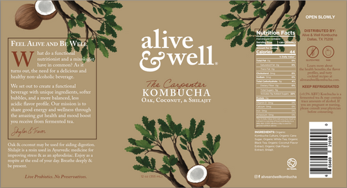 Oak & Coconut Kombucha Organic