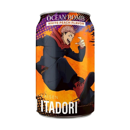 Ocean Bomb JuJuTsu Kaisen White Peach Flavor 6ct (11.1 fl oz) (Taiwan)
