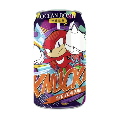Ocean Bomb Sonic The Hedgehog Lemon Black Tea Drink (315ml) (China) 6 Pack