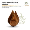 Olive Wood Napkin Holder