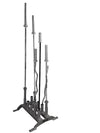 Vertical Olympic Bar Rack - 10 Bar - Muscle D Fitness -  Sturdy Vertical Olympic Bar Holder