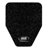 JaniSource Original Cut Antimicrobial Urinal Mat – Black (Case of 12)