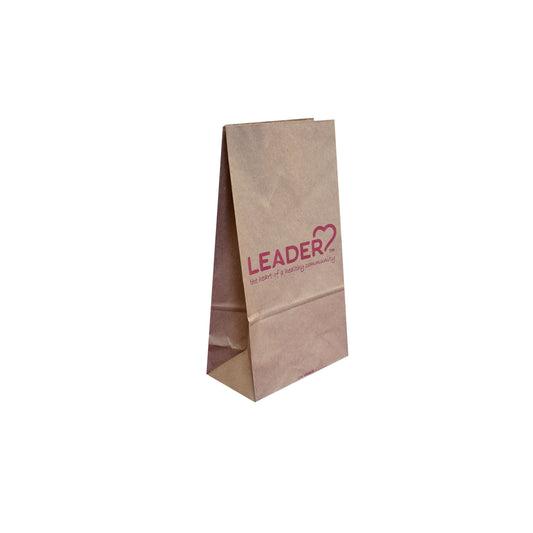 Leader paper flat bottom bag 12 lbs 7 x 4.25 x 13.5 in. 1,000 ct , bags