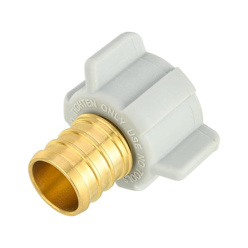 30 Pcs PEX-B Crimp 3/4" x 1/2" Female NPT Swivel Adapter (Lead Free)