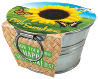 Flowering Tin Garden Variety Pack - 1 Each of 3 Varieties