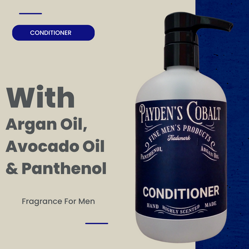 Payden's Cobalt Frosted Cypress For Men Scented Argan Oil Hair Conditioner