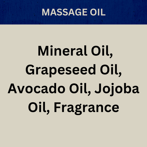 Payden's Cobalt Sugared Lemon & Mint Scented Massage Oil