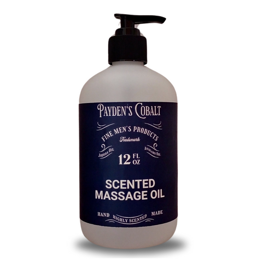Payden's Cobalt Sugared Lemon & Mint Scented Massage Oil