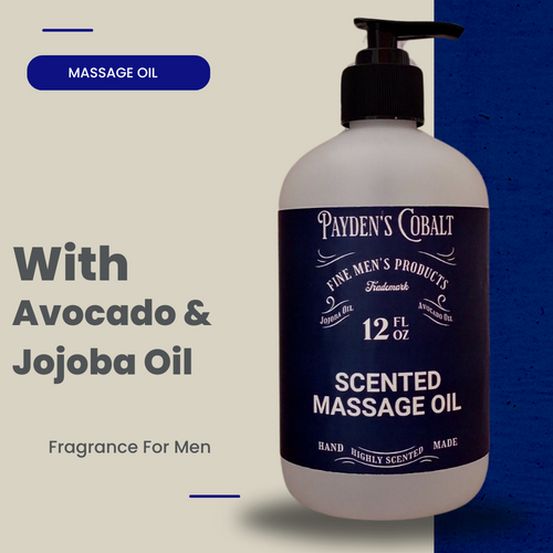 Payden's Cobalt Currant & Oakmoss Scented Massage Oil
