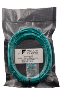 Turquoise AF 1.75mm PCTG Filament Made in the USA!