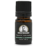 Educated Beards Peppermint & Cedarwood Beard Oil 5ml