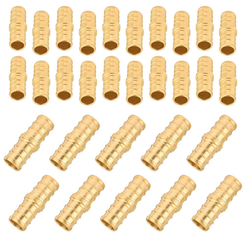 30 Pcs PEX-B Crimp 1/2" PEX x 1/2" PEX Coupling (Lead Free)