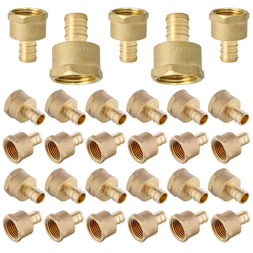 PEX-B Crimp 3/4" PEX x 3/4" Female Threaded Adapter NL (Lead Free)