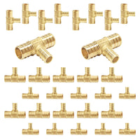 PEX-B Crimp 3/4" PEX x 3/4" PEX x 1/2" PEX Reducing Tee (Lead Free)