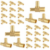 30 Pcs PEX-B Crimp 3/4" PEX x 1/2" PEX x 1/2" PEX Reducing Tee (Lead Free)