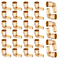 PEX-B Crimp 1/2" PEX x 1/2" Female Copper Sweat Elbow (Lead Free)