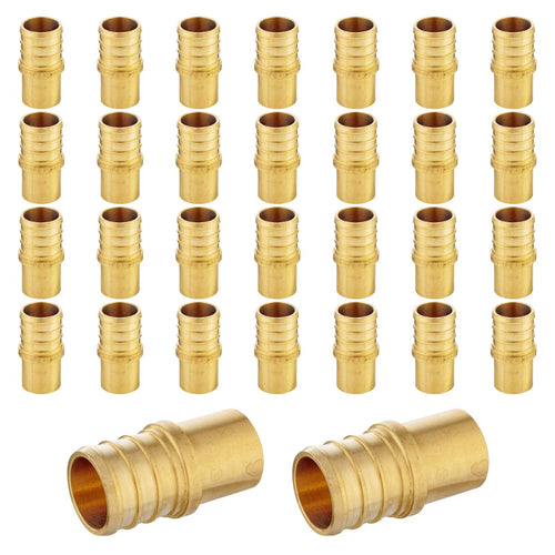 PEX-B Crimp 3/4" PEX x 1/2" Male Copper Sweat Adapter (Lead Free)