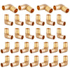 PEX-B Crimp 1/2" PEX x 1/2" Male Copper Sweat Elbow (Lead Free)