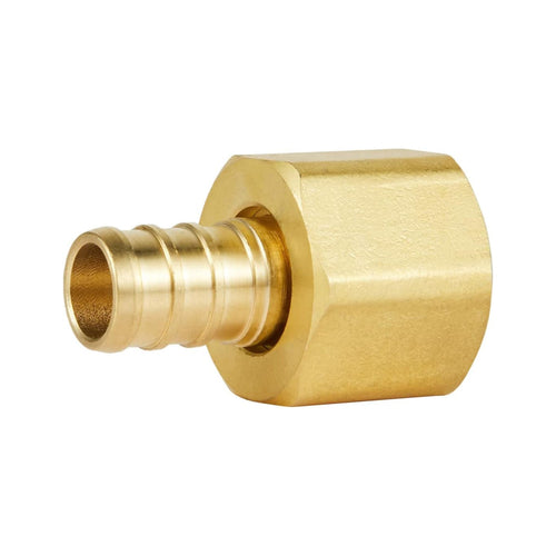 30 Pcs PEX-B Crimp 1/2" PEX x 1/2" Female NPT Brass Swivel Adapter (Lead Free)
