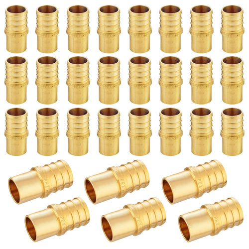 PEX-B Crimp 1" PEX x 3/4" Male Copper Sweat Adapter (Lead Free)