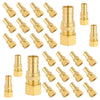 PEX-B Crimp 1/2" PEX x 3/8" OD Compression Straight Adapter (Lead Free)