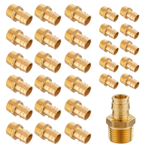 PEX A Expansion 1" PEX x 3/4" Male Threaded F1960 Adapter (Lead Free)