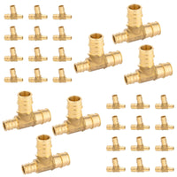PEX A Expansion 3/4" x 1/2" x 3/4" PEX Expansion Reducing Tee (Lead Free)