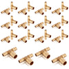 PEX A Expansion 1/2" x 1/2" x 3/4" PEX Expansion Reducing Tee (Lead Free)