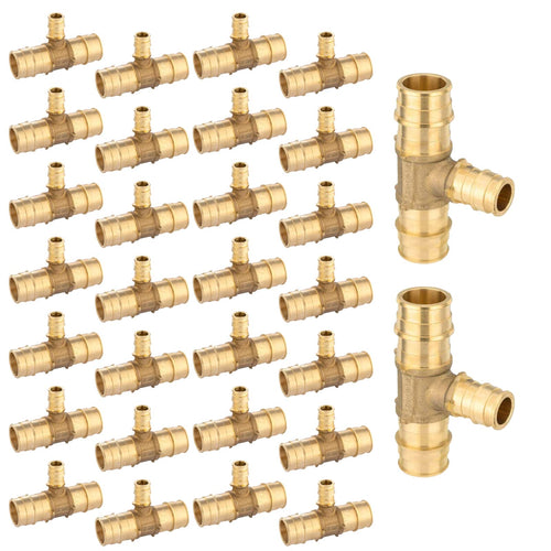 PEX A Expansion 1" x 1" x 1/2" PEX Expansion Reducing Tee (Lead Free)