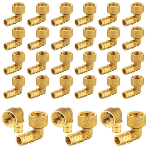 PEX A Expansion 3/4" PEX x 1/2" Female Elbow (Lead Free)