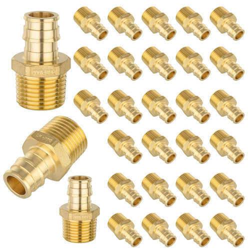 PEX A Expansion 3/4" PEX x 1/2" Male Threaded F1960 Adapter (Lead Free)