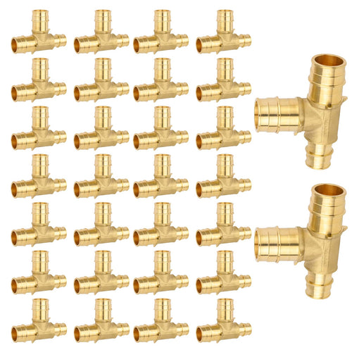 PEX A Expansion 1" x 3/4" x 1" PEX Expansion Reducing Tee (Lead Free)