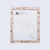 Picture Frame Moroccan Pattern Collection Bone & Resin Inlay Brown-3 Sizes