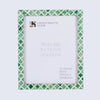 Picture Frame Moroccan Pattern Collection Bone & Resin Inlay Green – 3 Sizes