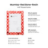 Picture Frame Moroccan Pattern Collection Bone & Resin Inlay Red – 3 Sizes