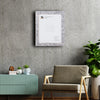 Poster Frames Checkered Collection Bone Inlay, Black & White - 4 Sizes