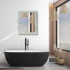 Make To Order Mother Of Pearl Green Mirror in 7 Sizes