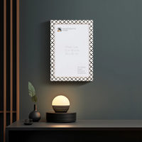 Moroccan Poster Frames Bone Inlay, Black, 9 Sizes