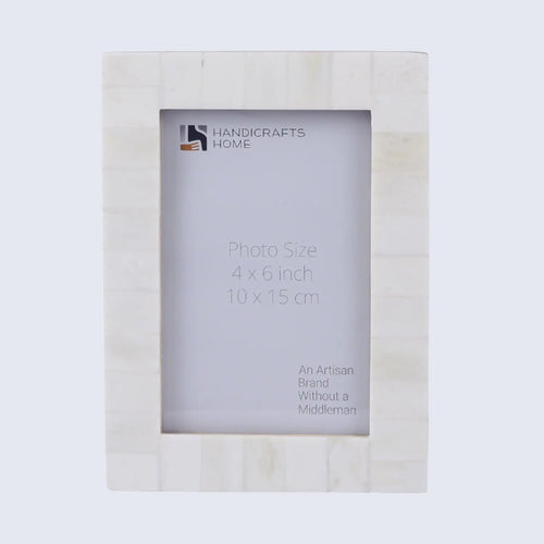 Picture Frame Classic Pattern Collection Bone Inlay 4 Colors – 4x6, 1" Border