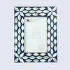 Picture Frame Avant Floral Collection Mother of Pearl & Resin Inlay White – 4x6