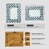 Picture Frame Avant Floral Collection Mother of Pearl & Resin Inlay White – 4x6