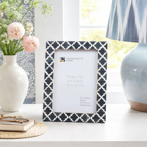 Casablanca Fumar Resin Inlay Picture Frame Set 2