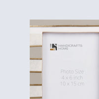 Picture Frame Contour Darado Collection Resin Inlay & Brass Gold –3 sizes
