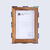 Picture Frame Handmade Fairground Carousel Bone Inlay Wood – 4x6 & 5x7"