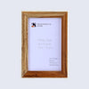 Picture Frame Fairground Exhibit Collection Bone Inlay & Wood Natural – 4x6 & 5x7"