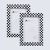 Picture Frame Manhattan Taxi Collection Resin Inlay Black & White – 3 Sizes (Pack of 2)