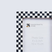 Picture Frame Manhattan Taxi Collection Resin Inlay Black & White – 3 Sizes (Pack of 2)
