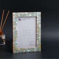 Mother of Pearl Inlay Picture Frame Green 4x6 5x7 8x10